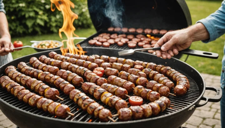 cuisson chipolatas barbecue