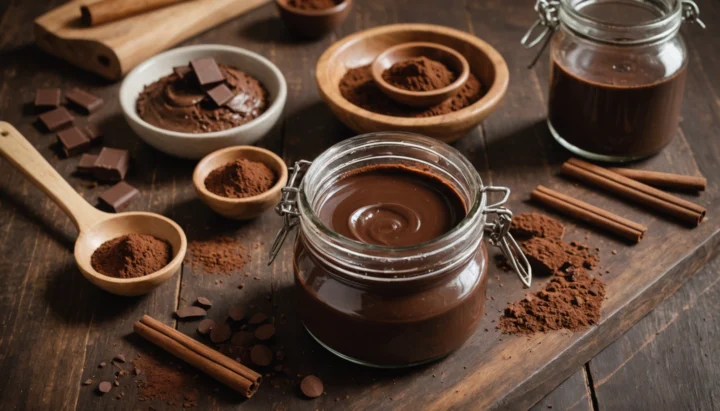 recette pâte à tartiner cacao en poudre sans noisette